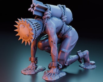 Saints from Trenches - Diocese Prisoners with Martyrdom Device for Grimdark Wargaming