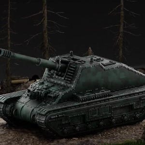 Artillery Tank &quot;Lyndwyrm&quot; - Imperial Space Guard Vehicle for Grimdark Future Wargaming