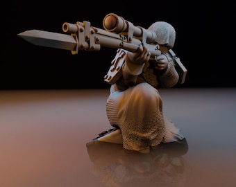 Order of the Lily Sniper Monk  - French Inspired Sharpshooter for Grimdark Trench Wargaming