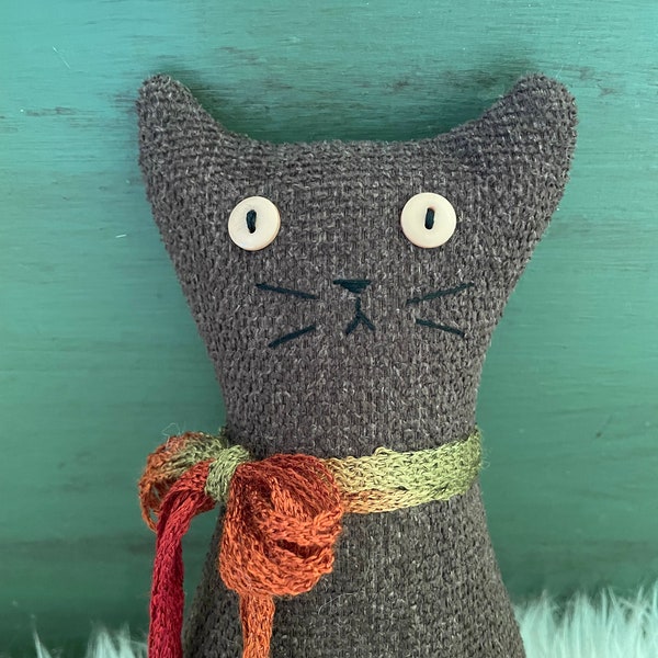 Cat Art Doll Etsy