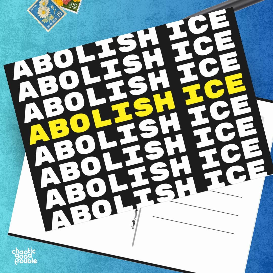 Abolish ICE Postcards - Immigrant Rights, Civil Rights Advocacy ...