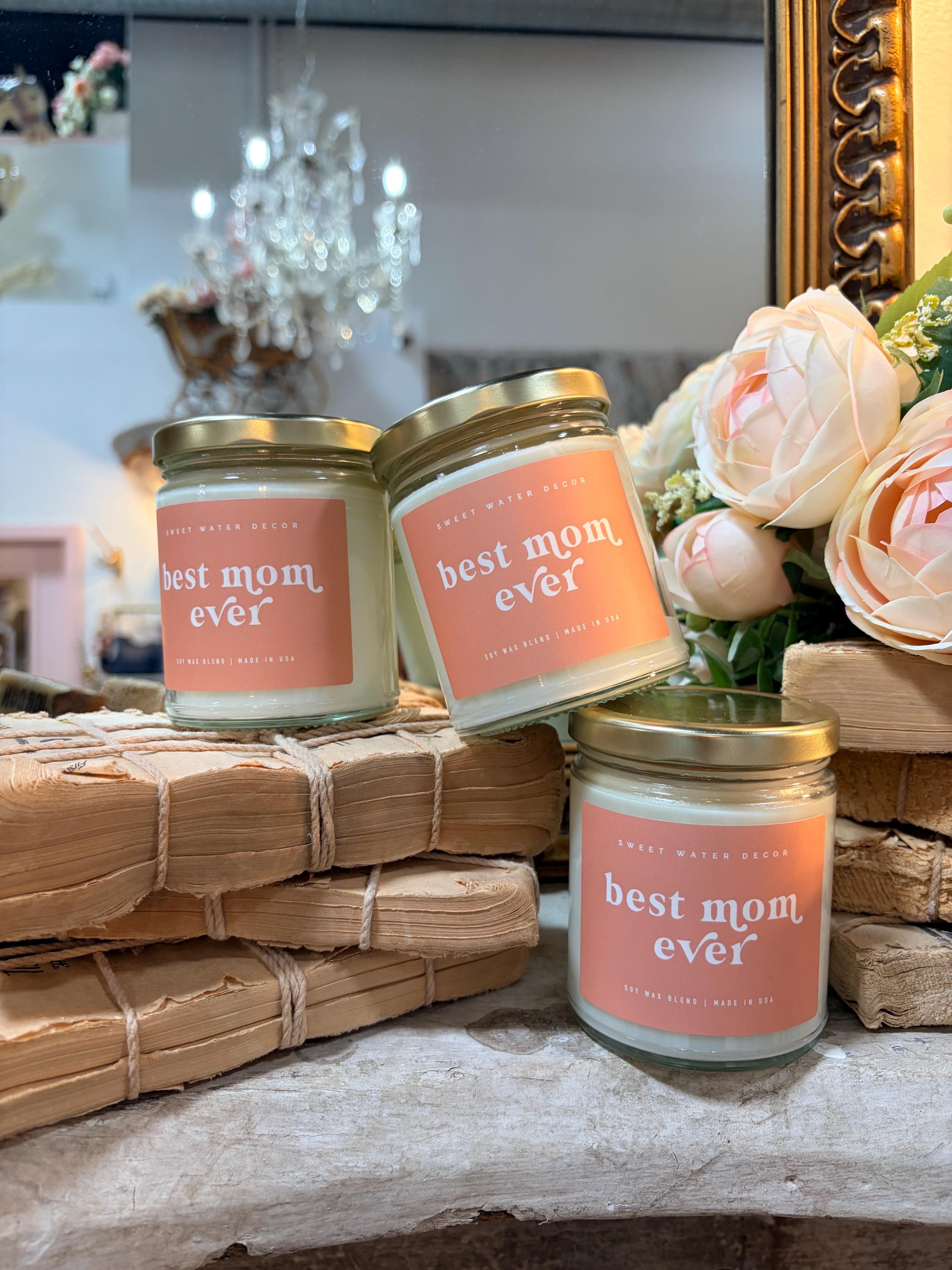 Best Mom Ever Soy Wax Candle - Etsy