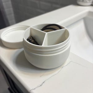 Storage Container with Compartments - Organizer for Jewelry, Crafts, Office Supplies, & More