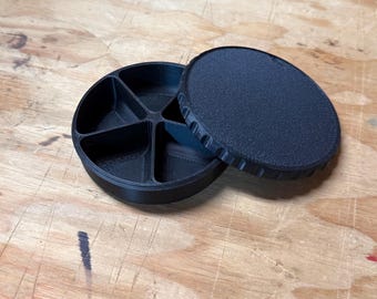 Estuche para nicotina / Organizador de latas de snus impreso en 3D / Estuche portátil para nicotina Zyn, Dip y latas de snus / Elegante dispensador de viaje