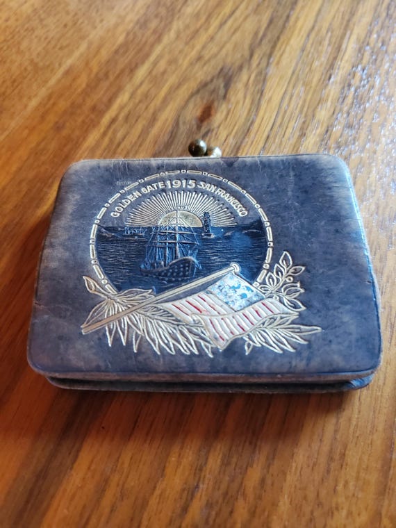 Antique Coin Purse 1915 Golden Gate San Francisco