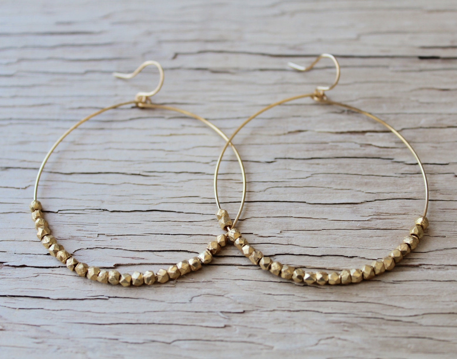 Gold Plated Hoop Earring