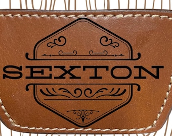 Lederhalfter mit individueller Gravur