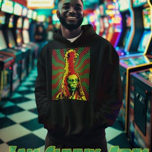 Rasta - Hoodie - Steel Pulse - Reggae - Jah Sunny Arts