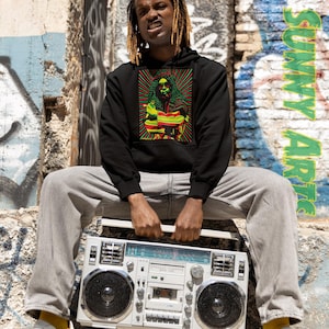 Rasta - Hoodie - Peter Tosh - Reggae - Jah Sunny Arts