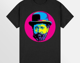 Rasta - T-shirt - Haile Selassie - Jah Sunny Arts
