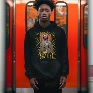 Rasta - Hoodie - Haile Selassie 1936 - Jah Sunny Arts