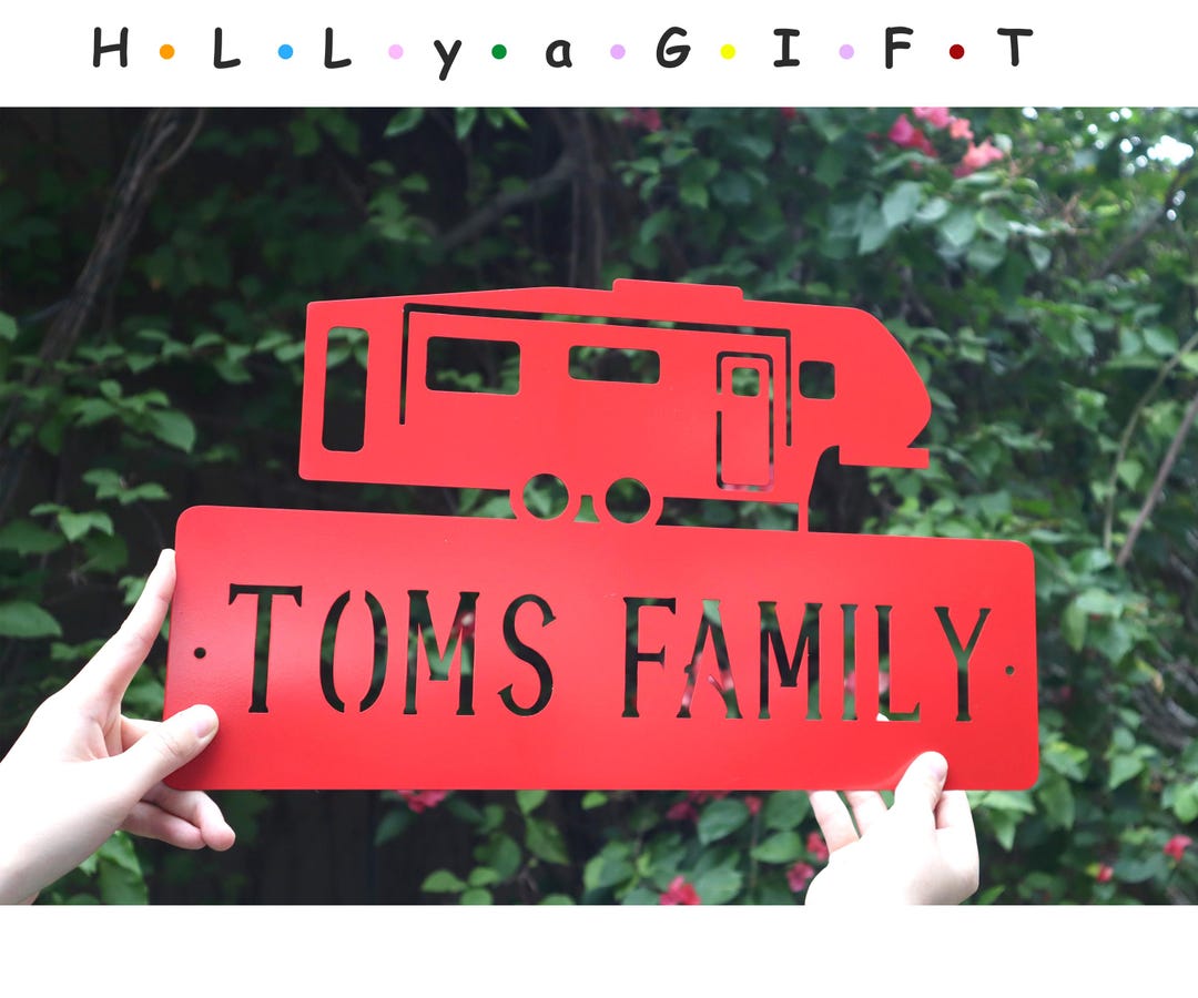 Personalized Rv Tags Personalized Metal Camper Sign, RV Family Monogram Decor - Etsy