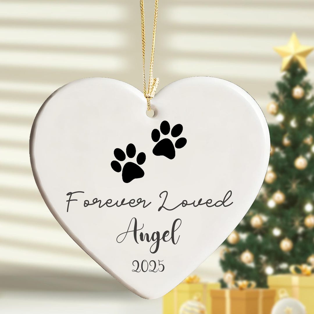 Personalized Pet Memorial Ornament: Custom Dog Loss Keepsake - Etsy