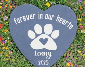 Custom Pet Memorial Garden Stone: Engraved Sympathy Keepsake
