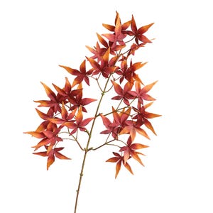 personalisiertes 28,7-Zoll-Simuliertes Ahornblatt, künstliche Herbstahornblätter nach Hause fallen, künstliche Ahornzweige für Thanksgiving-Tischarrangements