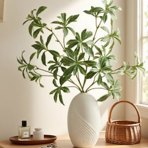 33.8 in Tree Branches With Leaf Artificial Greenery Stems Faux Olive Branches For Vase Filler Dried Artificial Twigs, Valentine Day,