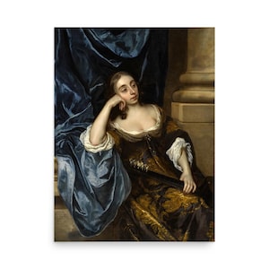 Renaissance Art Print - Lady Portrait - Gothic Wall Art