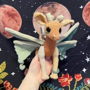 Handmade Crochet Amigurumi Fairy Dragon
