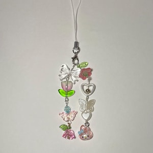 Adorable Bag Charm: Handmade Keychain for Women&#39;s Accessories/ backpack keychain charm/ Melody keychain / beaded bag charm