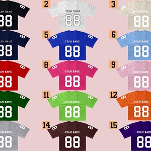 Custom Bling Football Crop Jersey , Customize Glitter Women Short jerseys, Sequins navel-baring short sleeves for Cheerleading Bild 4