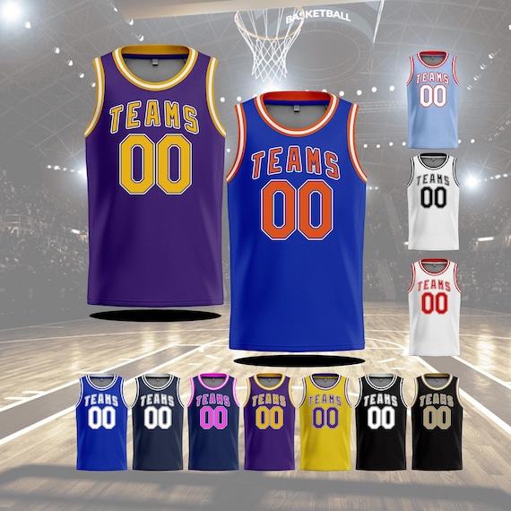 Custom Basketball Jersey-Personalized Adult Basketball Shirt , Team Shirt Custom Jersey Name and Number Mesh Jersey Tank