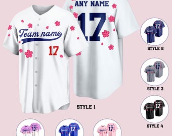 Personalized baseball Jersey, Custom Any Team Name Number Logo, Team Uniform Wedding Jerseys Gifts for Men Women Kids Toddler Sport Fans