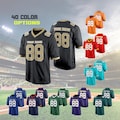 Custom Football Jersey, Personalized American Football Jerseys Name Number Logo, Embroidery Wedding Gifts for Men Women Kids Toddler Fan