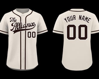Custom ”The Alliance“ Baseball Jersey