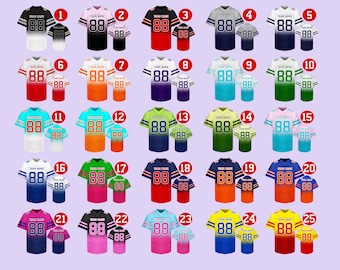 Custom Gradient Football Jersey, Personalized Bling Football Jerseys,  Customized Glitte Sequins Cheer jersey Gifts for Men Women Youth Fan