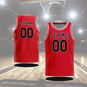 Custom Basketball Jersey-Personalized Adult Basketball Shirt , Team Shirt Custom Jersey Name and Number Mesh Jersey Tank 画像 10