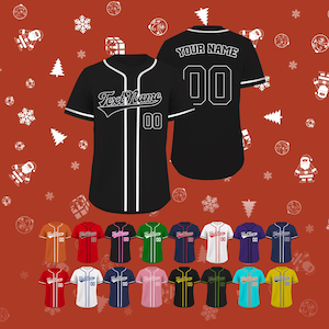 Personalized Baseball Jersey, Stitched/Printed Name Number ,  Custom Baseball Jerseys, Couple jerseys Gifts for Men Women Kids Toddler Fan