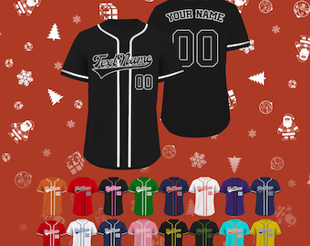 Personalized Baseball Jersey, Stitched/Printed Name Number ,  Custom Baseball Jerseys, Couple jerseys Gifts for Men Women Kids Toddler Fan