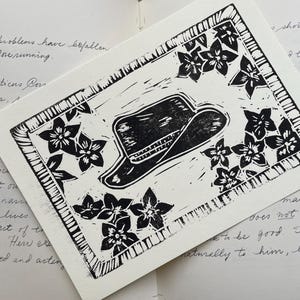 Arthur Morgan- No me olvides- Vaquero- Linograbado