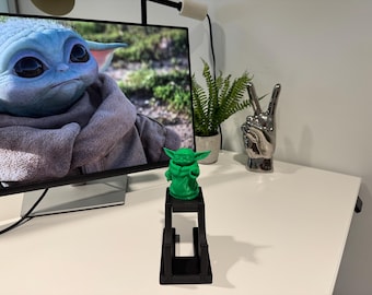 Baby Yoda Controller Statue