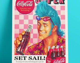 One Piece Poster Franky One Piece Anime Poster Super Franky One Piece Poster Franky One Piece Wandkunst Franky One Piece Print Franky Cola