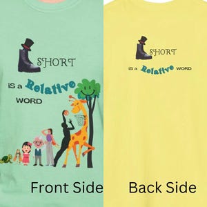 Funny tshirt for short men, Unique fun gift for Him, hilarious shirts for short men, T-shirts funny, comfort color, funny T shirts, fun size