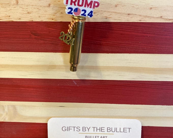 Handcrafted Trump 2024 Christmas Ornament