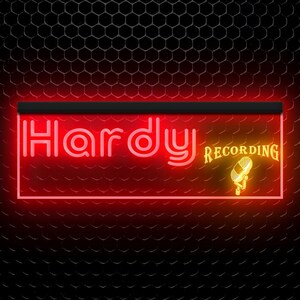 Recording On Air Studio Custom Name Neon Sign Home Decor Gifts Personalized illuminated Led Sign Light Dual Color Two Colors