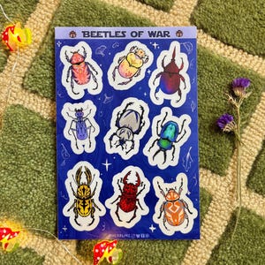 Beetles of War star wars clone wars characters | bug vinyl sticker sheet