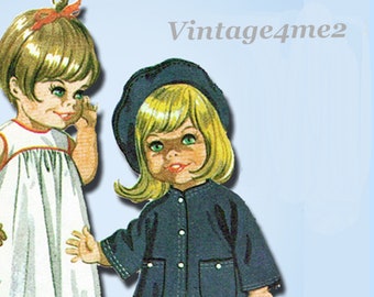 1960s Vintage McCalls Sewing Pattern 9449 Uncut 12-16 In Baby Dear Doll Clothes