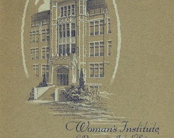 1920s Brooks Picken Woman's Institute Sewing Book 405 Delantales y gorras 1922 Ed