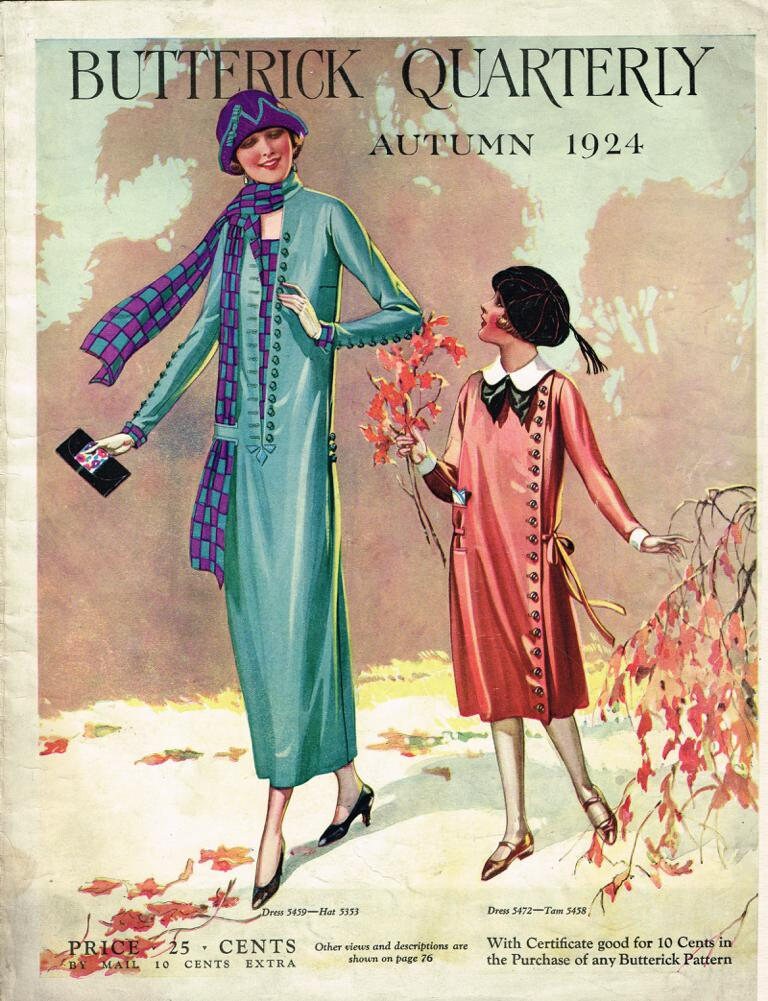 1920s Butterick Autumn 1924 Quarterly Sewing Pattern Catalog 84