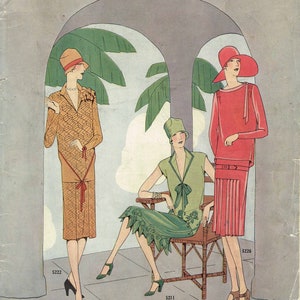 Digitale download Spring 1927 Ladies Home Journal New Fashions Book 69 Pg Ebook