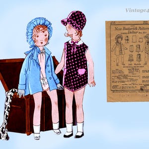 1930s Vintage Butterick Sewing Pattern 435 Rare 16 Inch Patsy Doll Clothes Set