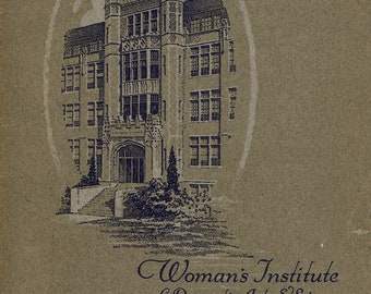 1910s Mary Brooks Picken Woman's Institute Sewing Book 406 Decorative Stitches 1916