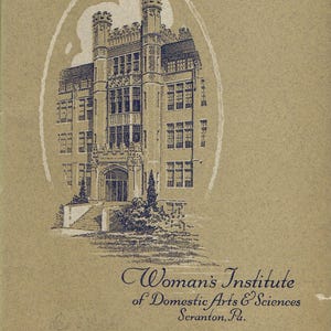 1920s Woman&#39;s Institute Sewing Book 413-2 Dressmaking Finishes & Trimming