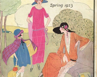 Digital Download Spring 1923 Ladies Home Journal New Fashions Book 64 Pg Ebook