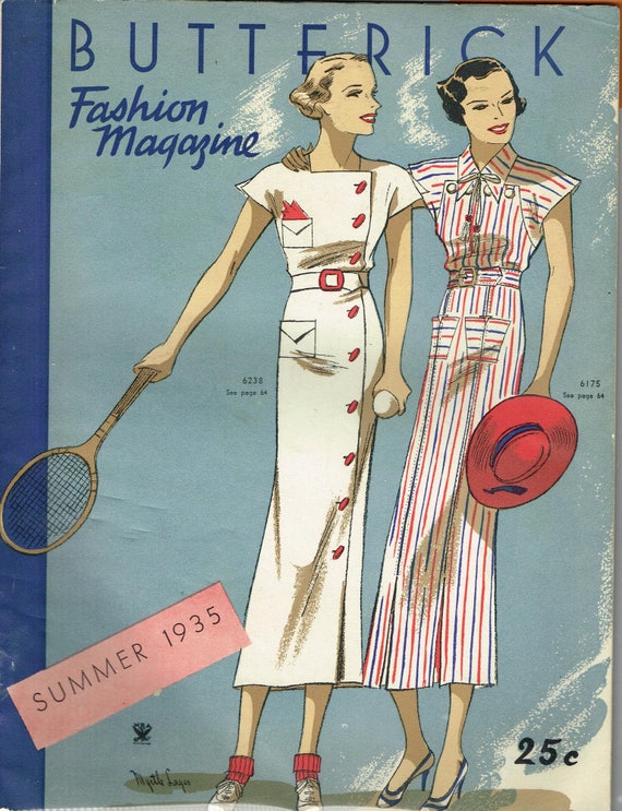 1930s Digital Download Butterick Summer 1935 Fashion Magazine Etsy 1930s Digital Download Butterick Summer 1935 Fashion Magazine Etsy