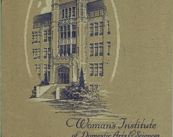 Década de 1920 Mary Brooks Picken Woman's Institute Libro de costura 403 Patrones de papel tisú