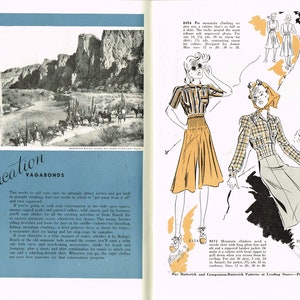 Instant Digital Download Butterick Summer 1939 Pattern Book Ebook Catalog Magazine image 7